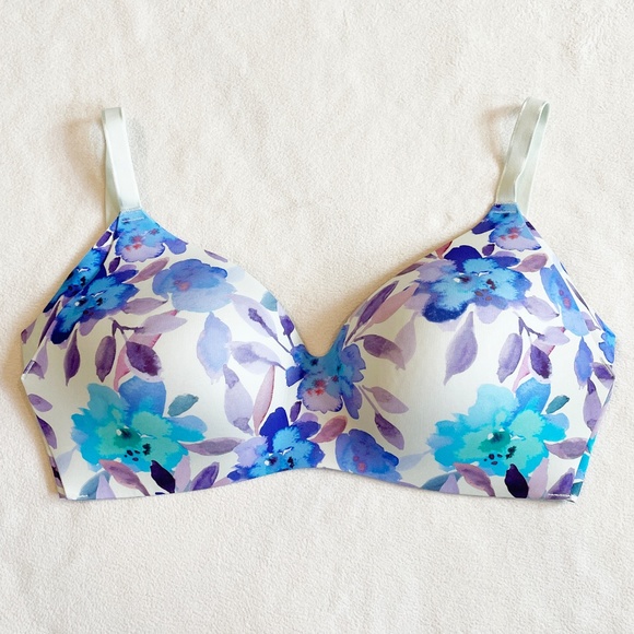 EUC Knix Wing Woman Contour Bra in Floral Pattern Size 6+ - Picture 2 of 5